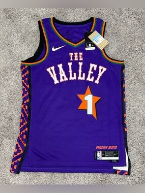 Nike Phoenix Suns 'The Valley' City Edition Booker Jersey FQ4356-504 Size 44 M